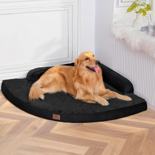 Cama ortopédica grande para perros MEKIY con funda extraíble y lavable