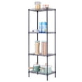 thumbnail image 4 of Ktaxon 4-Tier Storage Rack, Garage Wire Shelving Metal Shelves Storage Unit Black, 17.3"D x 11.4"W x 50.4"H, 4 of 7