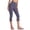 c01Purple, variant on LNWUY Capri Leggings for Women, Stretch High Waisted Yoga Pants with Tummy Control for Workout Running Gym Blue S
