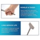 thumbnail image 4 of Juego de cinceles de 6 piezas para brocas Sds Plus, ranurado de azulejos, raspado, punto plano, cinceles de escalado, herramienta de taladro de martillo, 4 of 5