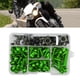 thumbnail image 4 of Kits de pernos con clips de empuje Cola Repuestos Duraderos Verde Tornillos de parabrisas, 4 of 8