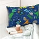 thumbnail image 4 of Fotbe Dinosaur In Space Funda de Almohada Decorativa Estilo Occidental, Lujo en Algodón, Fundas para Almohadas King, Cojín Estampado para Decoración del Hogar-20"x30", 4 of 6