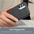 thumbnail image 4 of Durable Sturdy Phone Case for Samsung Galaxy A54 5G, Heavy Duty Shockproof Slim Rubber Full Body Protection Shockproof Case Cover for Samsung Galaxy A54 5G HD Black, 4 of 8