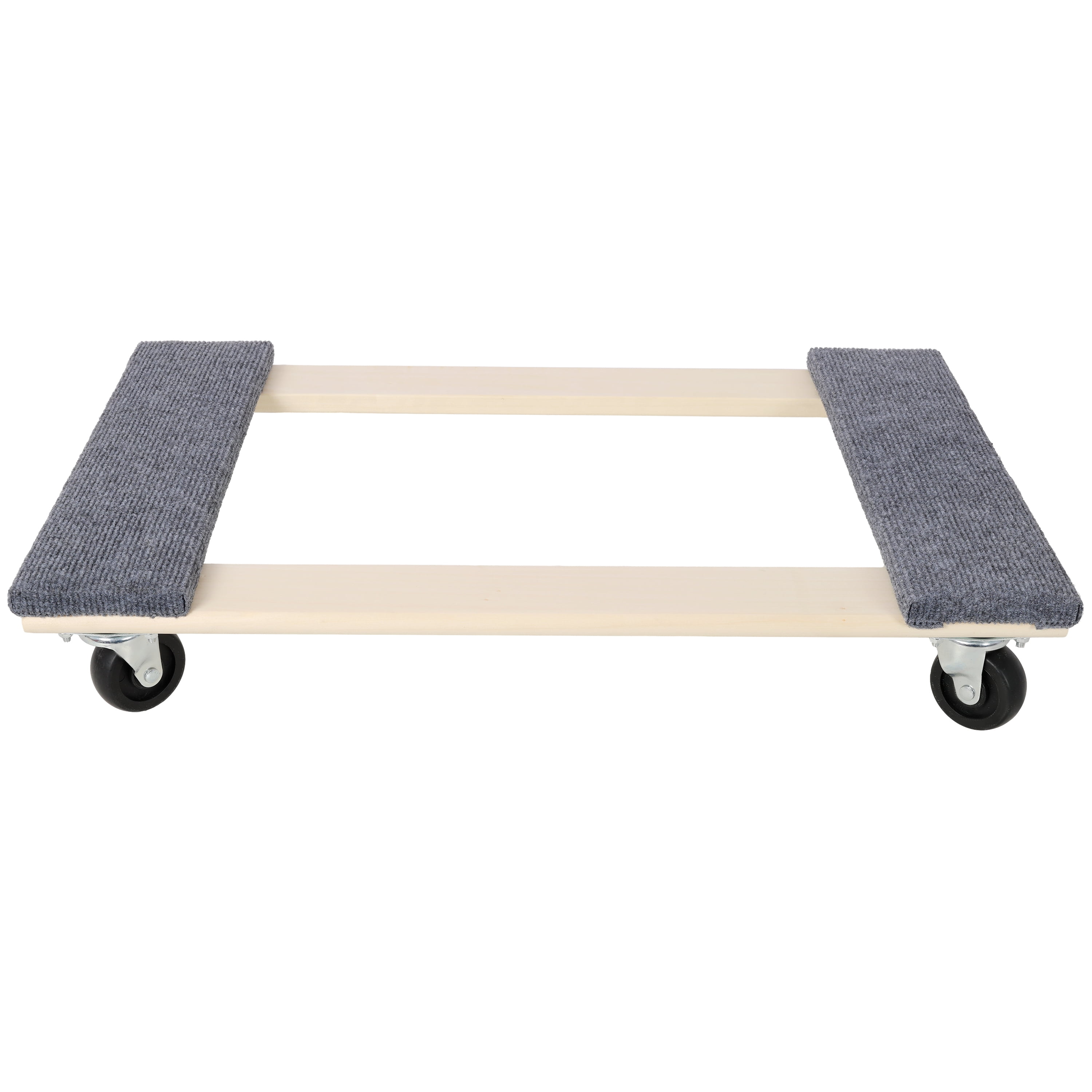 2 Pack Heavy Duty Moving Dolly Set, Non-Slip Carpet Surface Furniture Transport Cart, Total 2000 LBS Capacity with 4 PP Swivel Casters Each for Warehouse Home Moving