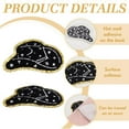 thumbnail image 4 of 12 PCS Cowboy Hat Iron On Patches 2x3.6inch Black Western Cowboy Hat Embroidered Patches DIY Decorative Iron/Sew On Patches Appliques for Jeans Shirt Trucker Hat Cap Crafts for making, 4 of 9