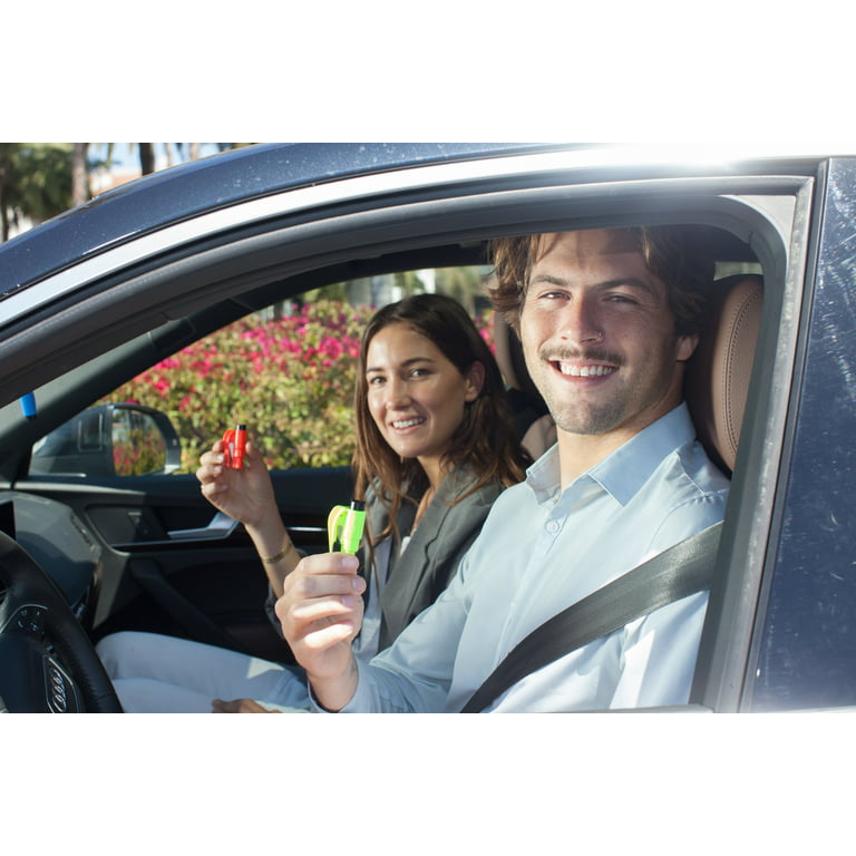resqme® Car Escape Tool - Pink, 1 pack, Seatbelt Cutter / Window Breaker