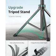 62 Phone Tripod & Selfie Stick, Extendable Cell Phone Tripod Stand with Wireless Remote and Phone Holder, Compatible with iPhone Android Phone, Camera