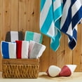 thumbnail image 5 of Market & Place 100% Cotton Cabana Stripe Beach Towel Sets, 30" x 60", Assorted Colors, 5 of 6
