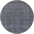 thumbnail image 1 of Ahgly Company Indoor Round Mid-Century Modern Light Slate Gray Oriental Area Rugs, 4' Round, 1 of 6