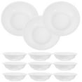 thumbnail image 2 of Masteelf White PP Material Dipping Plates for Kitchen Use Ideal for Home and Commercial Settings 12pcs, 2 of 10