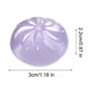 thumbnail image 4 of Clear Glitter Steamed Bun Squishies, 4pcs Slow Rising Sensory Squeezes Ball, Pocket-Sized Stress Relief Toy for Birthday Party Favors School Carnival Reward Gift, 4 of 7