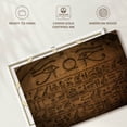 thumbnail image 4 of Elephant Stock Egyptian Hieroglyph Wall Art - Horizontal Canvas Wall Art - Hallway Wall Decor - Education Canvas - Brown And Beige Decor - 51" x 34", 4 of 6