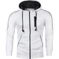 thumbnail image 1 of ORUYROP Sweat à Capuche Zippé pour Hommes, Mode Automne/hiver 2023, Veste Décontractée à Manches Longues, 1 of 4