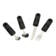 thumbnail image 1 of Utensilios adaptativos, acero inoxidable 4pcs artritis suministros especiales con cuchillo de horquilla de cucharas para parkinson, 1 of 7