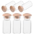 thumbnail image 2 of 6pcs Miniature Tall Glass Jars Empty Mini Glass Jar Mini House Decoration, 2 of 9