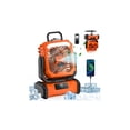 thumbnail image 1 of Spopal Ventilador Portátil Recargable con Spray, 20000mAh, 5 Velocidades y Gancho 360°, Luz LED Multifunción, Temporizador, Control Remoto, Modo Silencioso, para Camping, Playa, Hogar (Naranja), 1 of 5