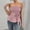 Pink, variant on DuoJiaJ Women's Strapless Tank Top Summer Casual Sleeveless Blouse Beach Vacation Pure Color Basic T Shirt For Women With Jeans Women Vest Black L