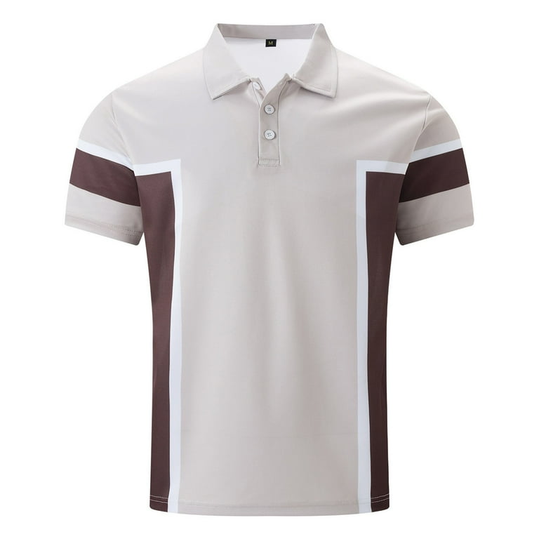 Cfklopgg 2024 Polo Men Collar Shirts Franelas De Hombre Casuales Toddler Shoes Mens Shirts Polo College Polo Shirts for Men Set of Polo Shirts for Men