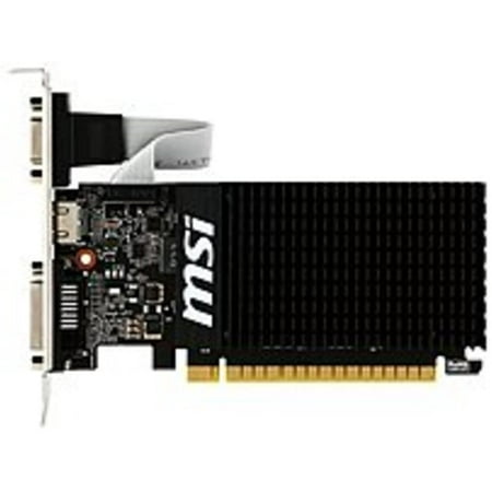 Refurbished MSI GT7102GD3HLP NVIDIA GeForce GT 710 Low Profile Graphics Card - 2 GB DDR3