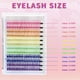 thumbnail image 4 of Colored Lash Clusters Kit Individual False Eyelashes Set Segmented Fake Eyelashes with Lash Bond and Seal and Lash Tweezers, 4 of 5