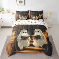 thumbnail image 2 of Erosebridal Literie Gothique Fantôme Taille Jumeau, Ensembles de Literie d'Halloween Effrayants Taille Jumeau, Enfants Adolescents, Réversible 7 Pcs, 2 of 5