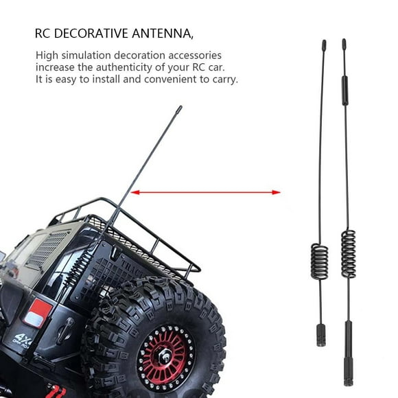Wchiuoe RC Decorative Antenna, Convenient Simulation Antenna, For -4 RC Crawler Car