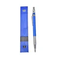 thumbnail image 1 of Metal Mechanical Pencils 2.0 mm 2B Lead Holder Drafting Drawing Pencil Set with 12 Pieces Leads Blue, 1 of 6