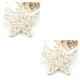 thumbnail image 3 of Bewildely 5pcs 6cm Estrella Forma Vid Ca?a Ratán Decoración Boda Navidad Bricolaje Adorno blanco 2piezas Bewildely CBP019196, 3 of 5