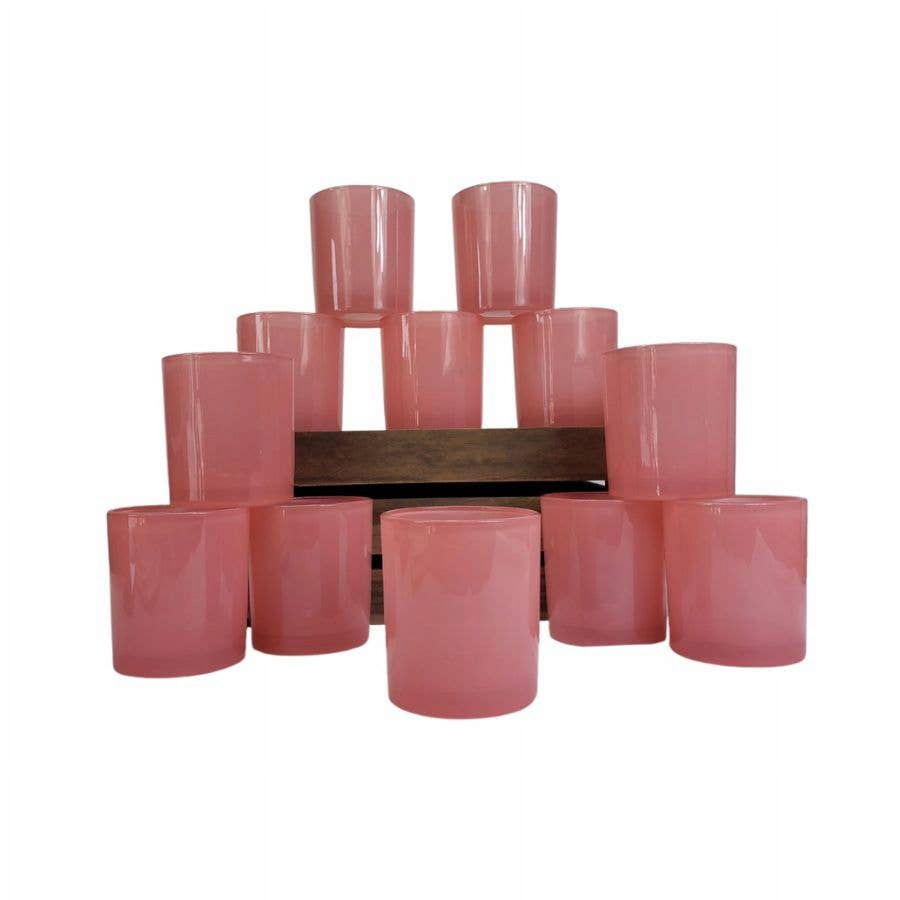 14 oz. Havana Ballerina Pink Empty Candle making Jar candle vessels for DIY candle-making projects (Box of 36) FREE SHIPPING