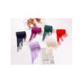 thumbnail image 5 of INSPIRE CHIC Shawls and Wraps for Evening Dresses, Lace Mesh Fringe Triangle Scarves for Wedding Formal Party 70.9"x27.6" Navy Blue, 5 of 5