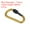 Gold, variant on 4 Pack Locking Hook 3" Aluminum D Ring Shape Clip Screw Gate Lock Quick Link for Keychain Outdoor Camping Hiking Purple