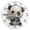 Gold Needle, variant on 10" Artistic Round Wall Decorative Desk Clock Wall Clock Home Decor Cute Big-eyed Panda