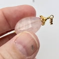 thumbnail image 2 of Sparkle Twist Faceted 14kgf Rose Quartz 23x17mm Pear Pendant, 2 of 12