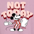 thumbnail image 3 of Disney - Mickey & Friends - Mickey Staying in for the Day - Not Today - Women's Racerback Tank Top, 3 of 5