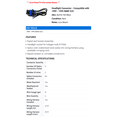 thumbnail image 2 of Headlight Connector - Compatible with 1989 - 1995 BMW 525i 1990 1991 1992 1993 1994, 2 of 2