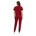 thumbnail image 2 of Set de exfoliantes VIAOLI para mujer con cuello en V y pantalones deportivos con 8 bolsillos, 2 of 6