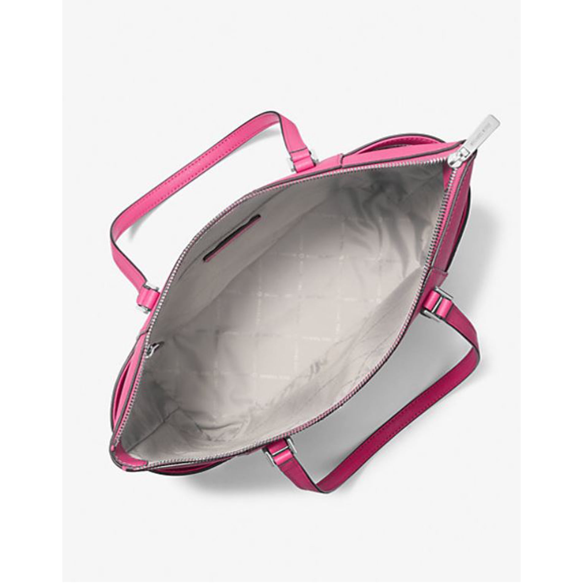 MICHEAL KORS トートバッグ SOFTPINK Michael Kors Soft Pink Voyager Medium Tote - Top Zip Leather