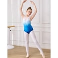 thumbnail image 4 of Asoul Two Piece Gymnastics Leotards for Girls with Skirt Sleeveless Ballet Dance Dress Outfit 4-10 Years, 4 of 8