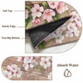 thumbnail image 6 of Birds Floral Area Rugs 8'x10', Washable Small Throw Rugs for Living Room Patio, Farmhouse Pink Flower Leaf Wood Grain Brown Indoor Outdoor Rug Non-Slip Low Pile Carpet Runner Reversible Floor Mats, 6 of 8