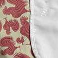 thumbnail image 4 of Farm Microwave Oven Cover, Repeated Illustration of Numerous Abstract Rooster Feathery Chicken Animal Drawings, Water Resistant Organizer with Pockets for Kitchen, 36" x 12", Cream Coral, by Ambesonne, 4 of 4