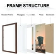 thumbnail image 2 of decorUhome 11x14 Matted to 8x10 Picture Frame, Photo Frame for Gallery Wall or Tabletop Display,Cherry Red, 2 of 9