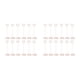 thumbnail image 1 of Monstrate 12pack/lot Your Cards In Style Durable To Card Easy Holder Gifted And Fashionable For Number Durable Affordable oro rosa 2.0*220mm 2Conjunto, 1 of 6