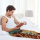 thumbnail image 5 of Fotbe Space Adventurer Cat Pantalones de Pijama para Hombre, Pantalones de Dormir, Pantalones de Casa con Cintura Ajustable y Bolsillos-3X-Large, 5 of 6