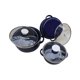 thumbnail image 5 of Juego de 3 ollas esmaltadas para cocinar, multifuncionales, con doble asa. azul oscuro, 5 of 9