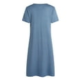 thumbnail image 3 of RH Womens Sleepwear Short Nightgown Button Down Pajama Nightshirt Housedress S-XXL RHW2896, 3 of 6
