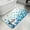 Blue, variant on Ombre Brown Polka Dot Bathroom Runner Rugs Non Slip Washable Absorbent Narrow Long Bath Mat Abstract Watercolor Geometric Runner Rugs for Kitchen Hallway Bedroom Laundry Study Room 31.5"x63"