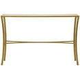 thumbnail image 5 of Palin Glass Top Console Table, Antique Gold, 5 of 6