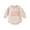 Beige, variant on Bagilaanoe Newborn Baby Girl Oversized Romper Sweatshirt Long Sleeve Bodysuits Letter Embroidery Pullover 6M 12M 18M Infant Casual Tee Tops