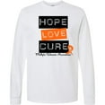 thumbnail image 3 of Inktastic Multiple Sclerosis Hope Love Cure Long Sleeve T-Shirt, 3 of 5