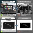 thumbnail image 4 of EstéReo InaláMbrico Carplay para AutomóVil, Pantalla TáCtil de 9 Pulgadas Carplay y Android Auto, Dash Cam, CáMara de Respaldo, Mirror Link//FM/BT, 4 of 10